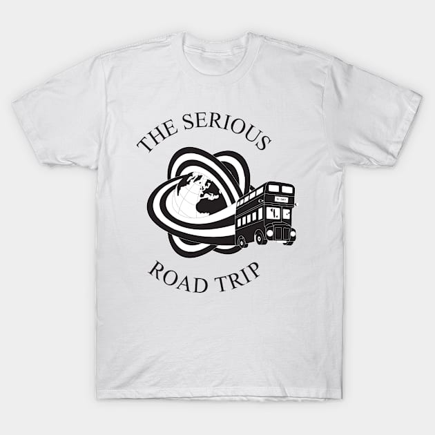 The Serious Road Trip Rainbow London Bus Logo T-Shirt by phoxydesign